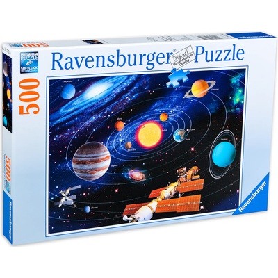 Ravensburger Пъзел Ravensburger от 500 части - Слънчева система (14775)