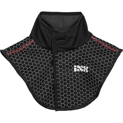 Nákrčník iXS 365 RUFF na suchý zips čierno šedý