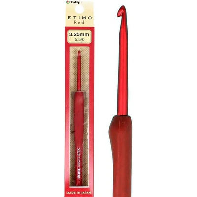 Ergonomický háček Tulip Etimo Red 3,25mm