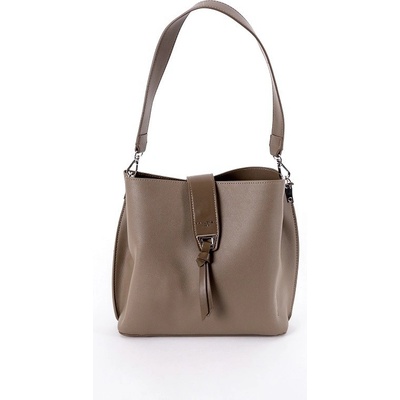David Jones Tříoddílová khaki kabelka na rameno i crossbody 6627-2A