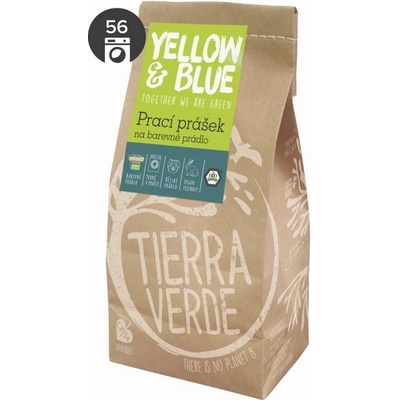 Tierra Verde Prací prášok z mydlových orechov na farebnú bielizeň 850 g