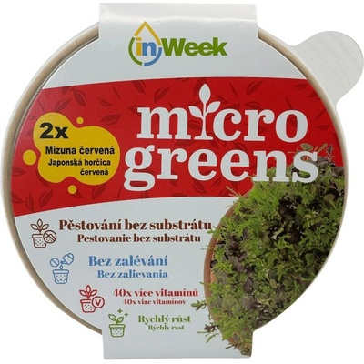 Mizuna červená microgreens semínka + dárek k nákupu