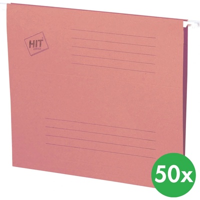 HIT Office Závěsné desky A4 růžové 50 ks
