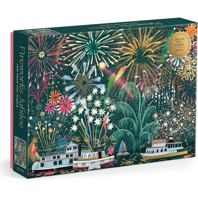 Galison - Puzzle Fireworks Jubilee metal - 1 000 piese