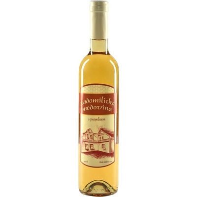 Radomilická medovina s propolisem 6 x 0,5 l