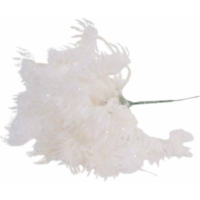 ALIUM kvet osnežený 23cm BIELY