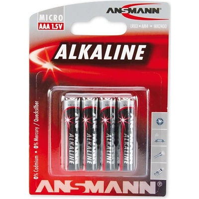 Ansmann AAA RED 4ks 09630