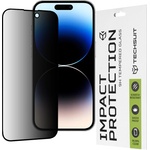 Techsuit Протектор за iPhone 14 Pro - 111D Privacy Full Glue - черен
