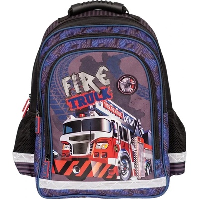 S-Cool Ученическа раница s-cool ергономична fire truck, 15 л