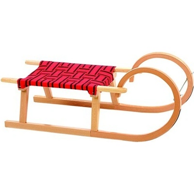 LION Dřevěné Sáňky saně 100 cm rohačky + popruh ZDARMA