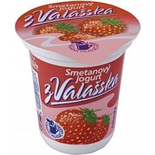 Mlékárna Valašské Meziříčí Smetanový jogurt z Valašska jahoda 150 g