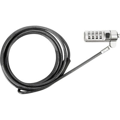 Targus kabelový zámek pro notebooky, kódový číslicový zámek ASP66GLX-S