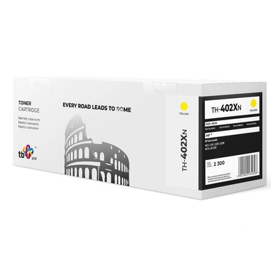 Compatible TH-402XN Тонер, жълт, съвместим с HP Color LaserJet (TH-402XN)