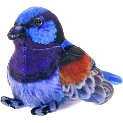 Mikro Синьоплащник птица плюшена 11см стояща