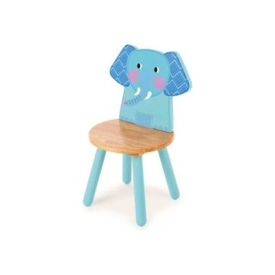 BIGJIGS - Детско дървено столче - Слонче (T0201)