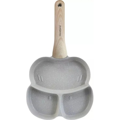 Klausberg Тиган с 3 отделения Klausberg KB 7824, 19 см, Мраморно покритие, Индукция, Сив (9999KB7824)