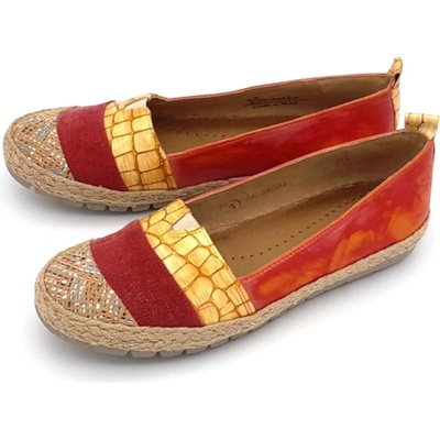 Maciejka Dámské kožené mokasíny 05336-15/00 červené