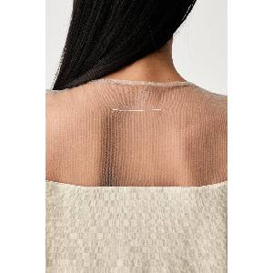 MM6 Maison Margiela пуловер дамски с памук (S62HP0043.M13273)