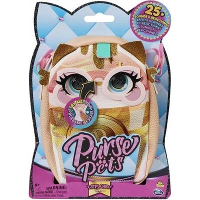 Spin Master Purse Pets Catpuchino odtiene žltej a zlatej