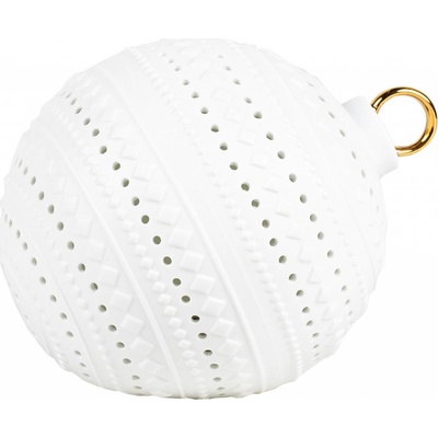Textilomanie Porcelánová LED světelná koule DIAMOND