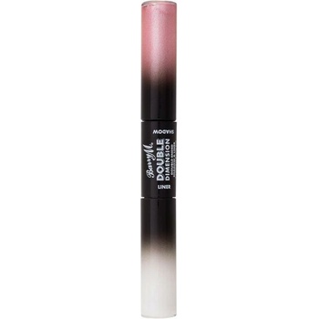 Barry M Double Dimension Double Ended očné tiene a očné linky Pink Perspective 4,5 ml