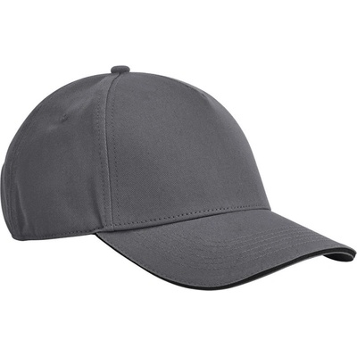 Beechfield B 825C EarthAware sandwich 5 panelová COT53825Ct7299-graphite gr Šedá grafitová/černá