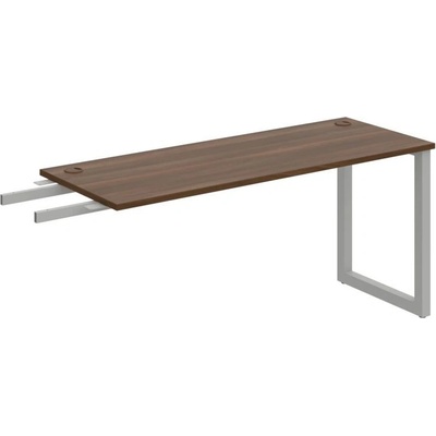 OFFICE PRO s.r.o. HOBIS prídavný stôl do uhla - UE O 1600 RU, hĺbka 60 cm, orech