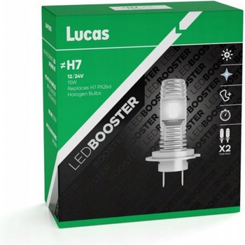Lucas LedBooster H7 PX26d 12V 15W 2 ks