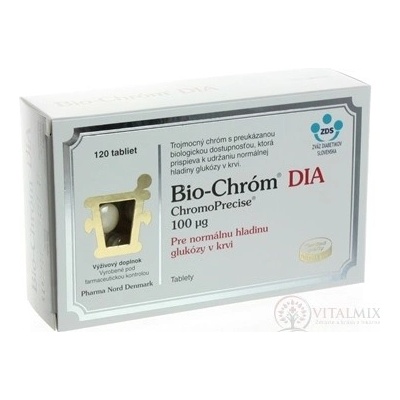 Pharma Nord BIO-CHROM DIA 100 mikrogramů 120 tablet – Zboží Mobilmania