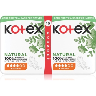 Kotex Natural Normal vložky 16 ks