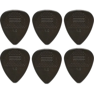 Dunlop 449R 1.00 Max Grip Standard 6 Перце за китара (449R100-6PACK-SET)