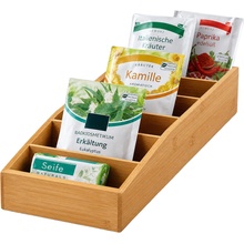 Kesper 70822 Univerzálny organizér bambus 6 priehradiek 15 x 7 x 35 cm