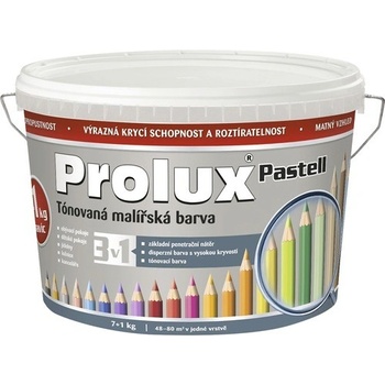Prolux Oteruvzdorná farba na stenu Pastell sivá 7 kg + 1 kg