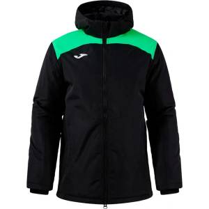 JOMA Анорак Joma Trivor II parka - Black (Black / Fluor Green)