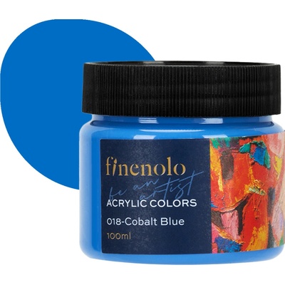 Finenolo Deli barvy akrylové 100 ml modrá tmavě EC17-PB – Zboží Dáma