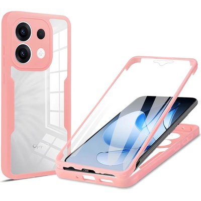 Techsuit Калъф за Oppo Reno13 - ColorVerse 360 Series + Screen Protector - Розов