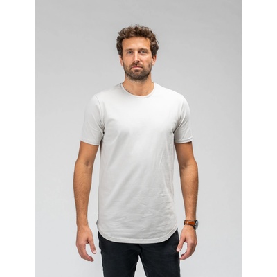 TallGuys pánské prodloužené tričko óčko Light gray