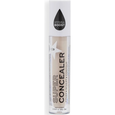 Revolution Relove Super Concealer hydratačný korektor C3 3 ml
