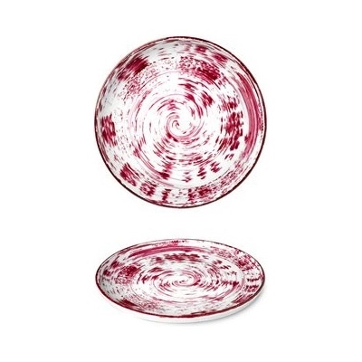 Mělký talíř Optimo 20 cm červený, 6 ks 100030964