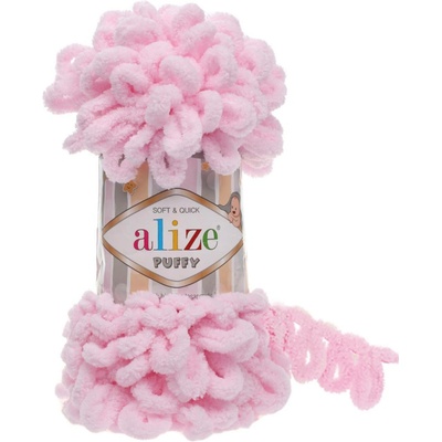 Alize příze Puffy 31 světle růžová