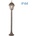 VIVALUX Фенер murano ∙ ps007 ∙ античен месинг ∙ ip44 - Градински фенер на стълб (viv004231)