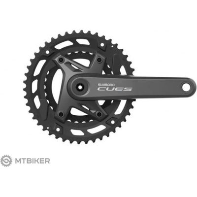 Shimano CUES FC-U6000-2 kľuky, 2x9/10, 46/30T zhodené z nového bicykla