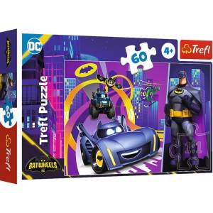 Trefl Пъзел Trefl от 60 части - Батман и неговите превозни средства (17400) - baby
