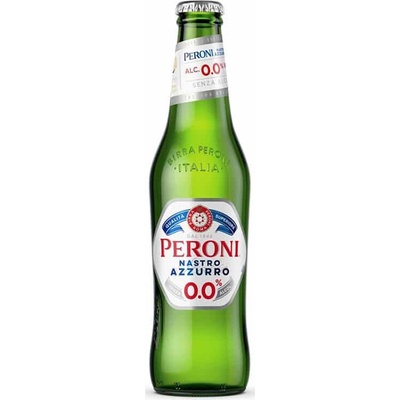 Peroni Nastro Azzurro nealkoholické pivo 0.0% 24 x 0,33 l Kartón (24ks)