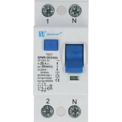 Spamel 25A 0,03A TYP AC 6KA SPMR-25\2\003