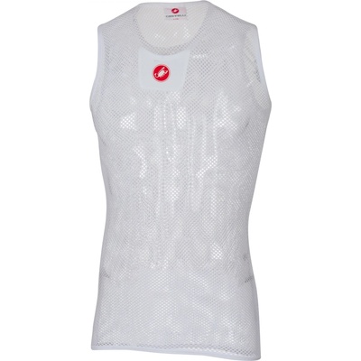 Castelli Мъжко синтетично термобельо Castelli Core Mesh 3 Sleeveless Cycling top - White - размер L/XL (014-0849-0112)
