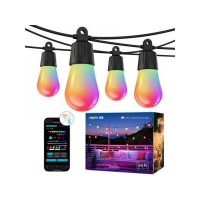 Lepro 15M ZB1 AI Outdoor String Lights - smart multi-color outdoor lights (15 meters)