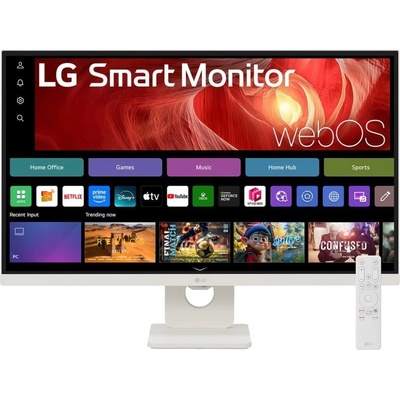 27U731SA-W 27 IPS Smart webOS23 5ms 1000: 1 350cd/m FHD 3840 x 2160 ThinQ DCI-P3 90% HDR 10 HDMI USB Type-C Bluetooth Speacers 5W x 2 Tilt White (27U731SA-W)