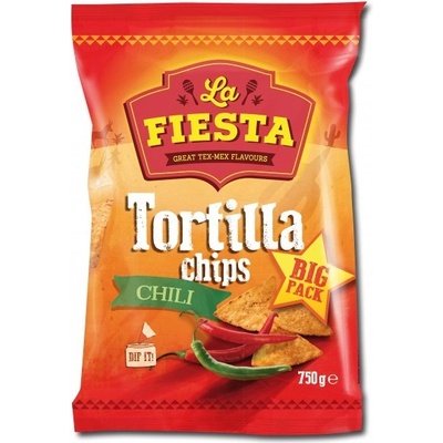 La Fiesta Tortilla chips Nachos chili 750 g