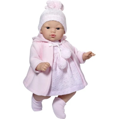 Asi Кукла Коке с розова плетена рокличка и шапка - Asi